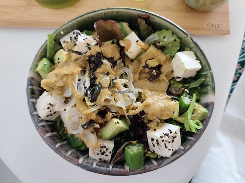Tofu salad at ANKO in Abu Dhabi