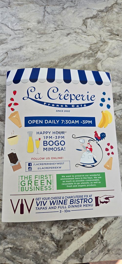  at La Creperie French Cafe in Key West