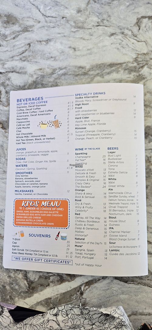  at La Creperie French Cafe in Key West