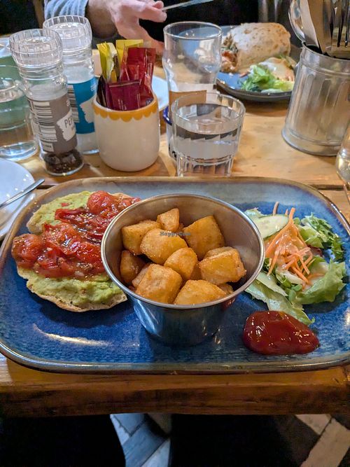 Vegan avocado toast at Curious Cat Café in County Kerry