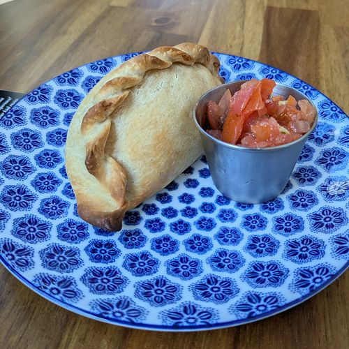 Vegetarian empanadas at Tango Street Food in County Kerry