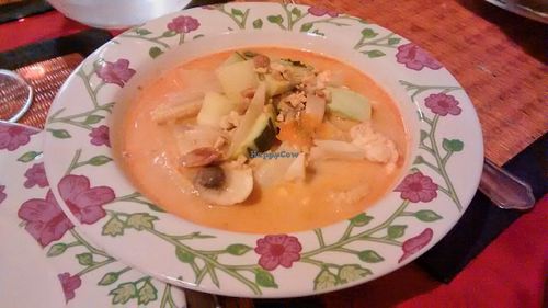 Vegetable curry with peanut sauce at Baan Siam in Toulouse