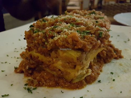 Lasagna at Santosa Vegan Restaurant in Phuket