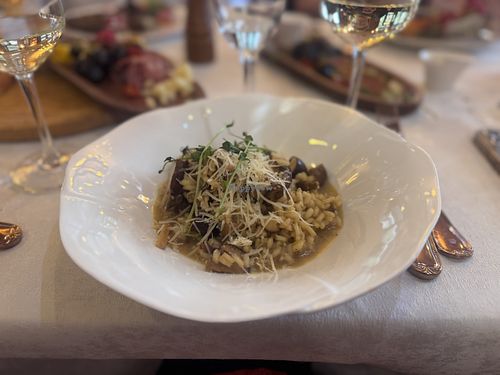  Mushroom risotto  at Choijin Temple Restaurant in Ulaanbaatar