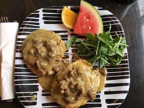 vegan biscuits and gravy!  at Lamplighter - Morris St in Richmond