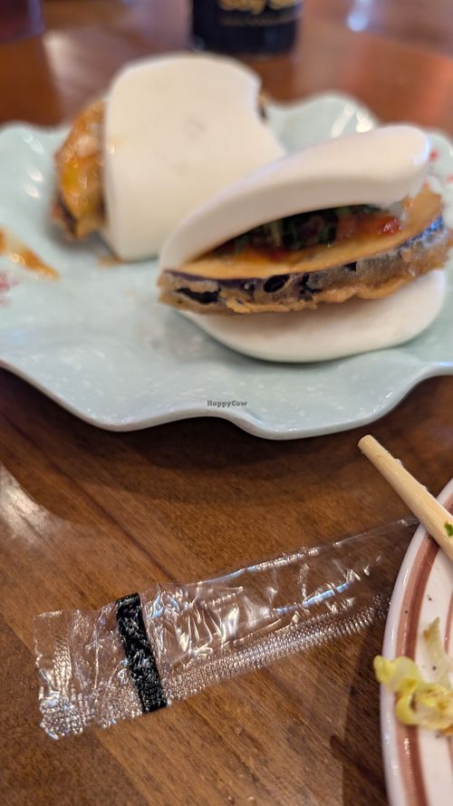 Eggplant buns at Koi Ramen & Sushi in Grand Junction