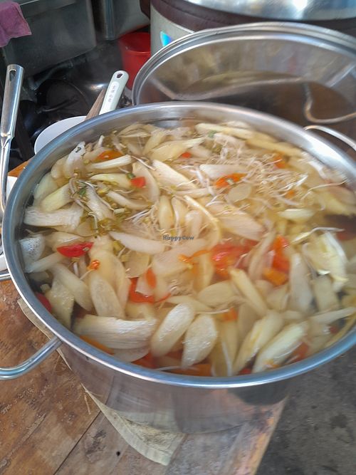 Free soup with every dish at Cơm chay Tịnh Tâm in Ho Chi Minh City