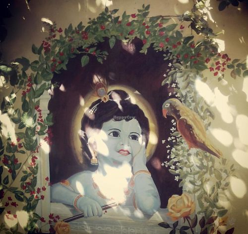 garden at Hare Krishna in Lisbon