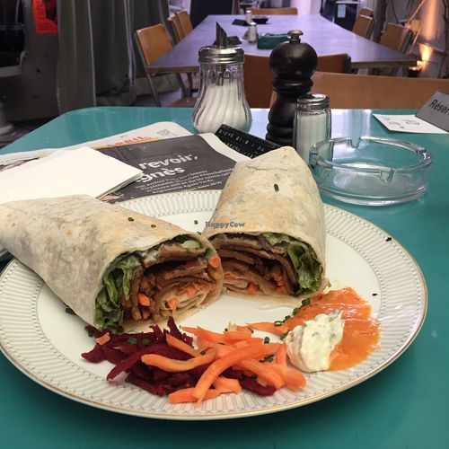 Hearty Seitan Döner.  at Gartenbeiz zum Gaul in Zurich