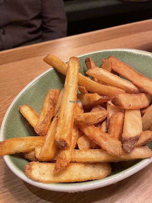 Golden fries  at Hans Im Gluck - Rembrandtplein in Amsterdam