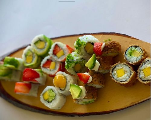 (Vegetarian, it has cream)  at Sushi Angel in Setúbal