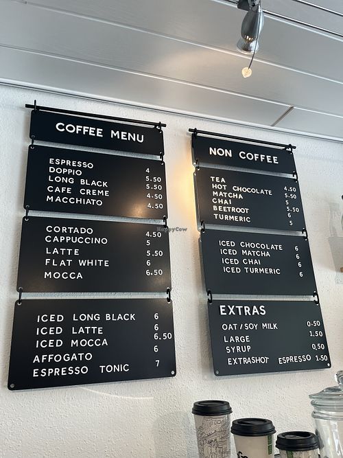 Übersicht der angebotenen Getränke   at ToGoKaffeehaus in Wengen