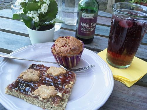 homemade yummy vegan cake at Die Zauberei in Bregenz