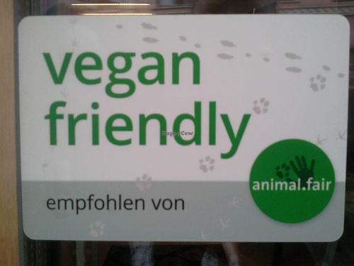 suggested by animal fair, an austrian vegan guide  at Die Zauberei in Bregenz