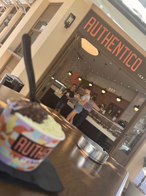 Shop front  at Authentico Ice Cream Shop in Chania