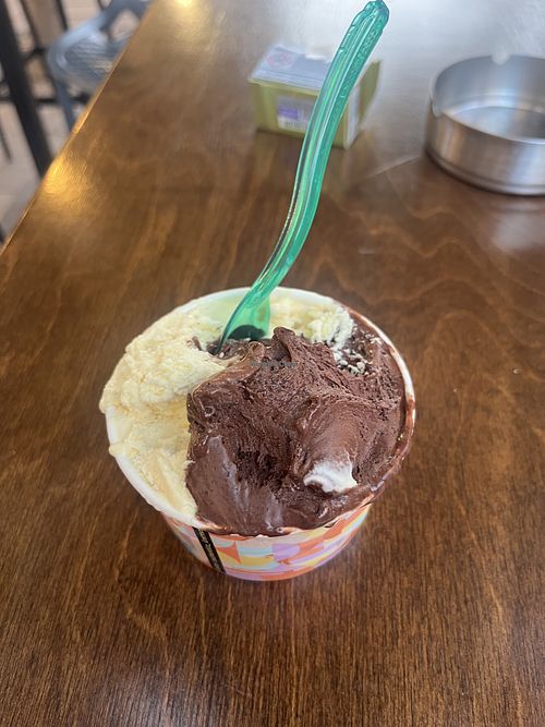   at Authentico Ice Cream Shop in Chania