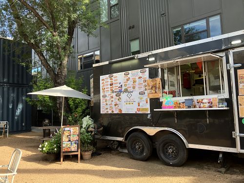 Thai food truck at San Antonio Yacht Clubb  at Katii Thai #2   in San Antonio