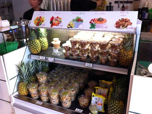 Some of the meals at Vegalia Juice in Paris