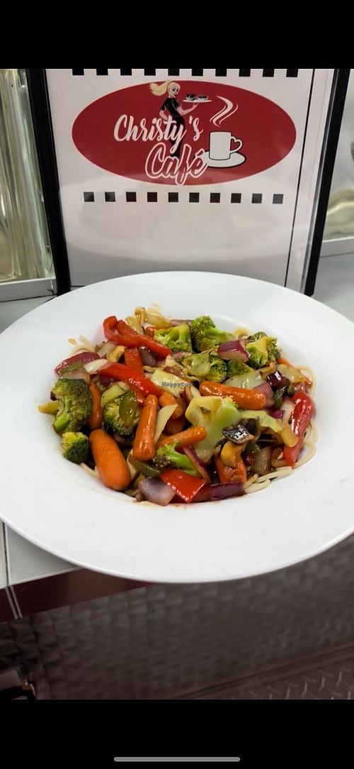 Veggie Stir-Fry at Christy's Cafe in Congers