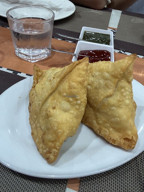 Samosas   at Pure Vegetarian Indian Restaurant Trang An in Ninh Binh