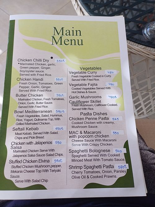 Several options and willing to mix and match to suit at Stay Green Cafe North Cyprus in Tatlisu