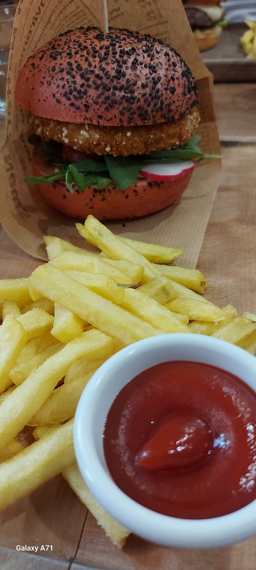 Burger vegana at Svinjak Grill Bar in Bovec