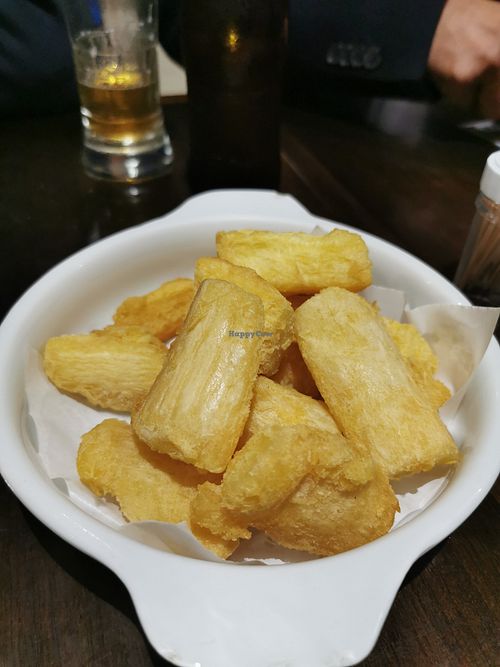 Mandioca frita at Salsa Nossa Casa in Sao Paulo