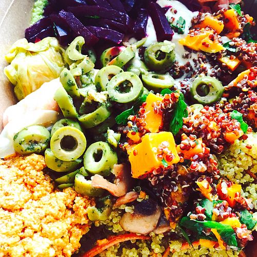 Take away lunch box at Raw Food Cafe in Boras