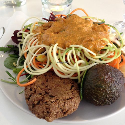 Buffé at Raw Food Cafe in Boras