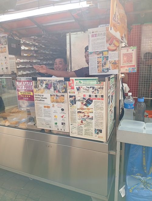 Vendour's stall at Madam Tang Machi Popo in Kuala Lumpur