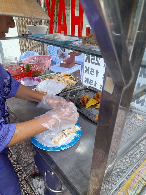 The stall at Quán chay Hoa Liên in Ho Chi Minh City