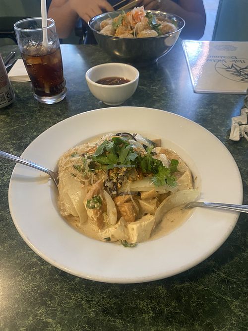 Sautéed tofu with peanut curry sauce   at Hale Vietnam in Honolulu