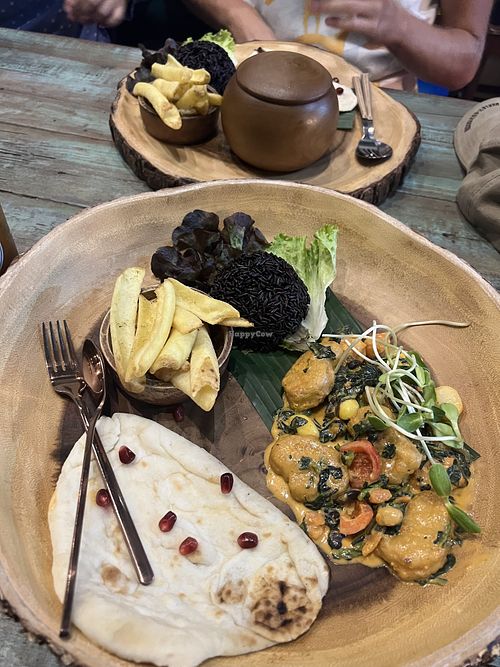 Coconut chicken curry  at Mango in Bangkok