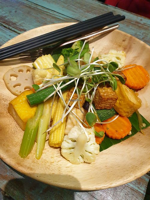 Pad Thai did not taste like the pad Thai we are familiar with. Was ok at Mango in Bangkok