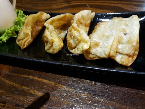 Veggie Gyoza at Mango in Bangkok