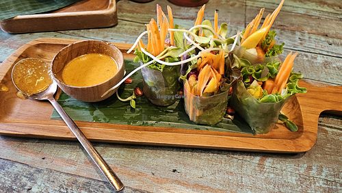 Salad Rolls (not my fave) at Mango in Bangkok