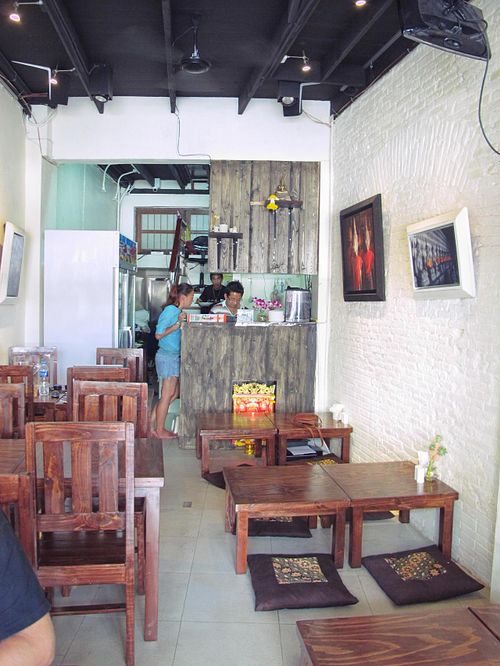 mango inside.  at Mango in Bangkok