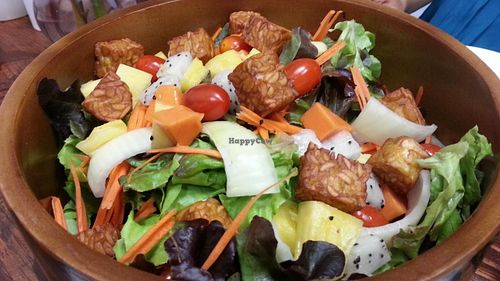 Tempeh salad at Mango in Bangkok