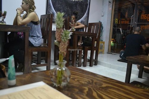 the cutest decoration at mango, I loved those little pineapples at Mango in Bangkok