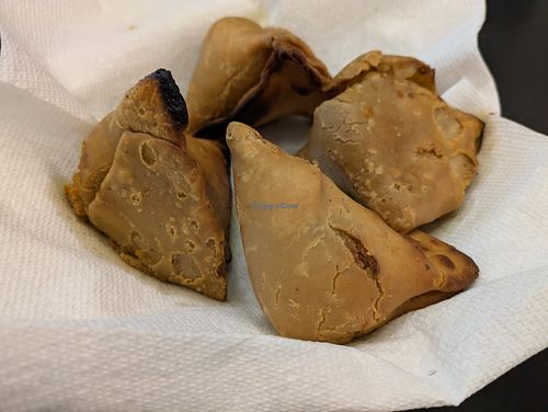 Samosas at K & C Food Mart in Aberdeen