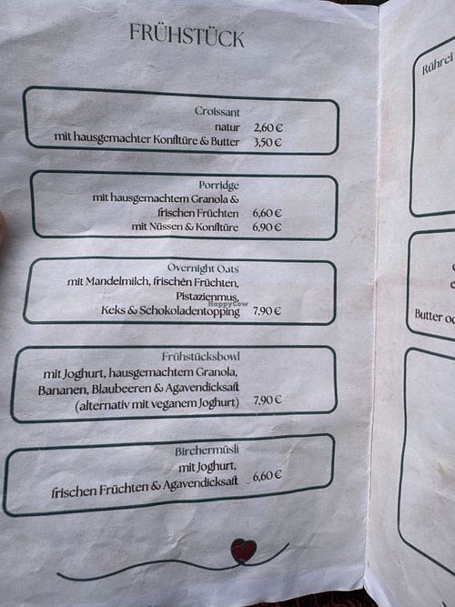 Menu   at Käffchen in Siegburg