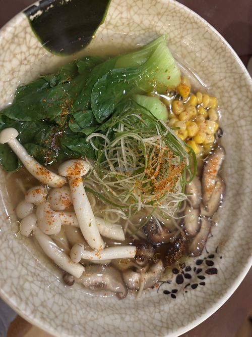 Mushroom ramen  at Lust Ramen @Ari in Bangkok