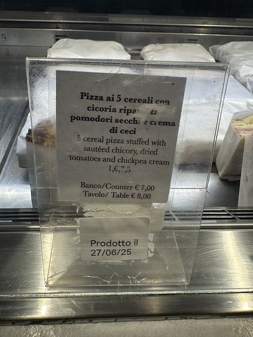 Stuffed pizzaa  at Cast - Cine Bistrot in Rome