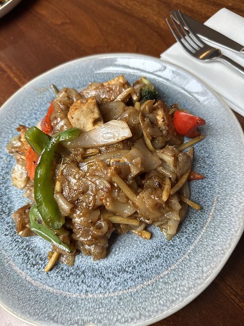 Spicy tofu noodles  at 5 Thai Bistro in Portsmouth