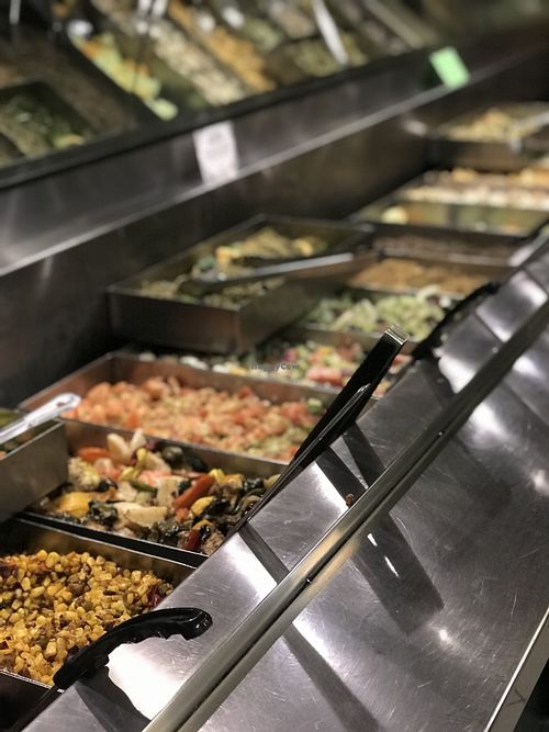Many veggie options  at Green Symphony in New York City