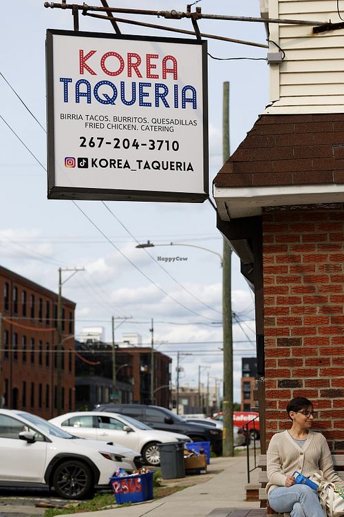 Restaurant sign  at Korea Taqueria - South Philly in Philadelphia