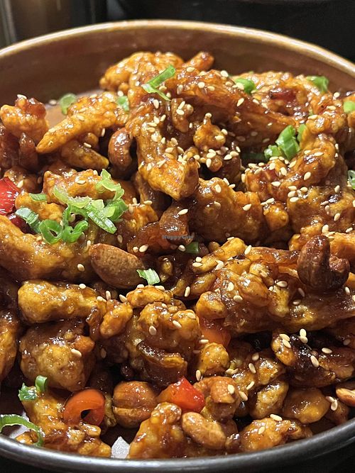 Sweet and sour mushroomm  at Men & Beasts in Los Angeles
