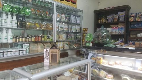 inside at La Lunada Tienda Vegetariana in Bogota