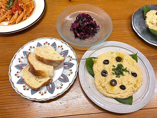 Pasta and Hummus  at Minpaku Mikuniya - 民泊みくにや in Mie