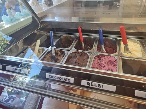 Granita flavours at Dolci Sapori Di Sicilia in Giussano
